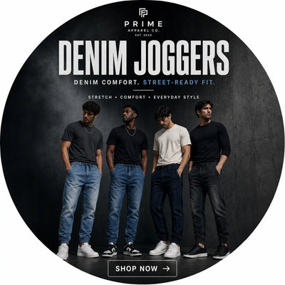DENIM JOGGERS